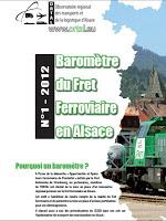 Premier numéro du baromètre du fret ferroviaire en Alsace