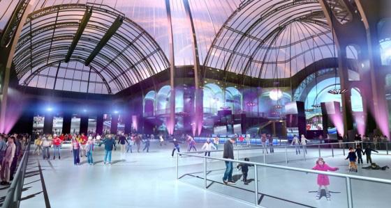 La patinoire géante du Grand Palais ouvre ses portes