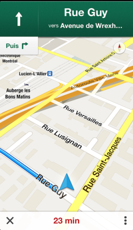 google-maps-iphone-navigation google maps iphone navigation Google Maps pour iPhone est disponible!