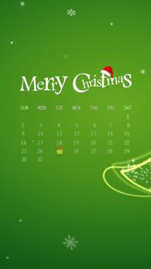 Fond d'écran pour votre iPhone 5: Christmas December 2012...