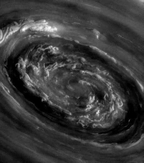 La sonde Cassini a photographié la tempête le 27 novembre dernier