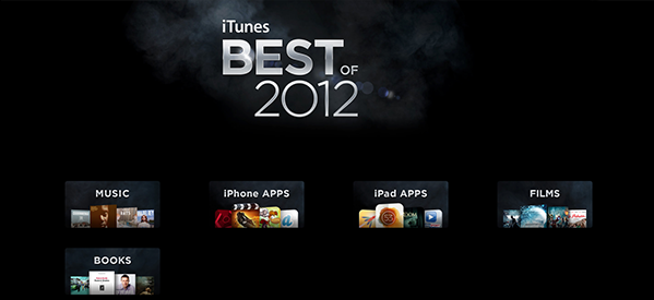 Découvrez l’iTunes Best of 2012