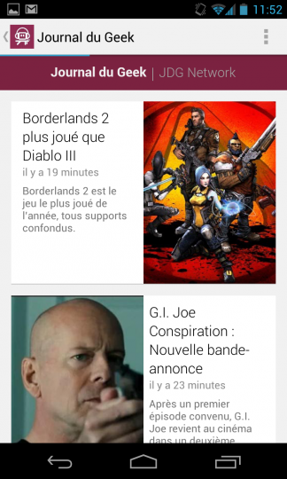 Google Flux d’actu se met à jour 2012-12-14 11.52.53