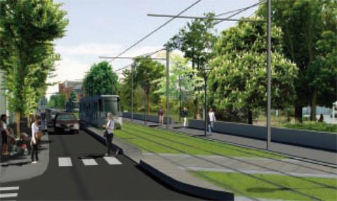 Le tramway T1 en 2017 Place Carnot ?