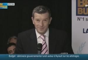 Copie d'écran d'une émission de Nicolas Doze sur BFM TV Lettre ouverte à Nicolas Doze sur le défaut de la Grèce