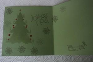 Carte de voeux vintage intérieur Carte de voeux vintage intérieur