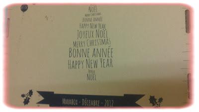 Mmmbox de décembreLa mmmbox de décembre, je ne suis pas v... Mmmbox de décembreLa mmmbox de décembre, je ne suis pas v...