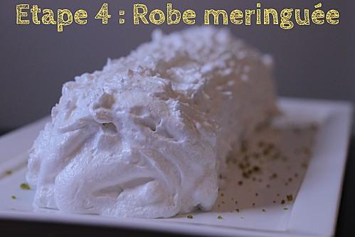 Gâteau crème meringuée