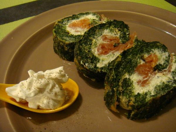 ROULES D'EPINARDS, SAUMON, BOURSIN DE MON JEU INTERBLOG DSC01738