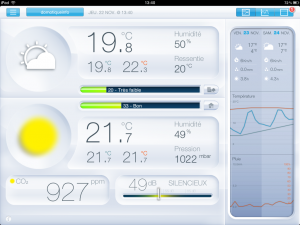 Netatmo, la station météo high tech pour iPhone ,iPad et Android