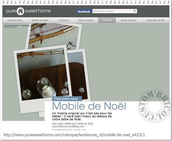 Noël à facettes ... Article PSH du 10-12-12