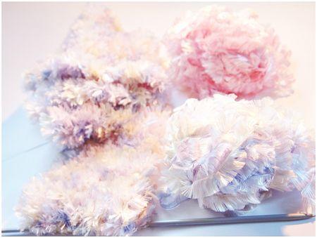 Ma farandole d'écharpes pour NOEL echarpe pour les jumelles