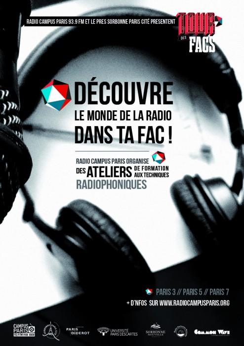 « Tour des facs  » : les ateliers de Radio Campus Paris !
