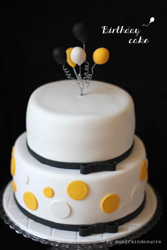 {joli gâteau} balloon birthday cake