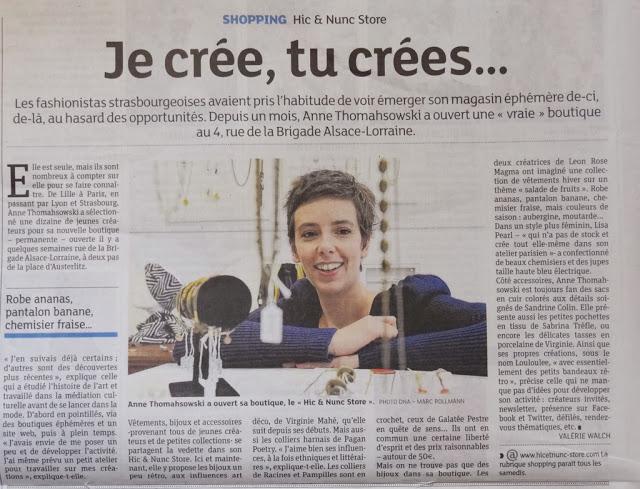Revue de presse de la boutique. Revue de presse de la boutique.