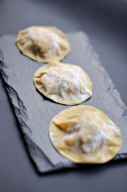 Recettes menu de Fêtel #1: Ravioles de foie gras, crème à la truffe