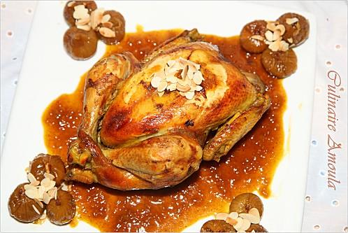 Poulet de Noël aux épices et figues sèches poulet épices1