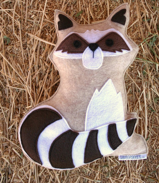 Raccon everywhere ! raccoon feutrine