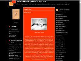 Nouveaux Délits, revue de poésie vive index