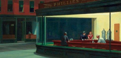 Edward Hopper, Nighthawks, 1942, Friends of American Art Collection © Art Institute of Chicago