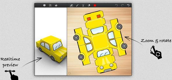 Foldify : réaliser et monter ses Paper Toys grâce à sa tablette