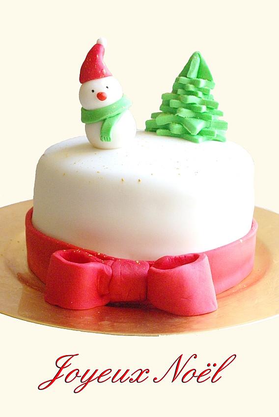 Gateau 3D Noël