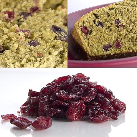 Cake thé vert et cranberries Cake thé vert et cranberries