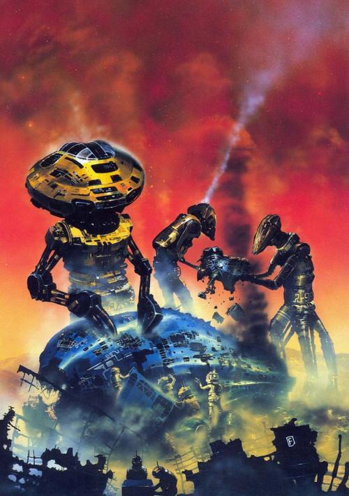 Illustration tirée de l'artbook Hardware – The Definitive SF Works of Chris Foss