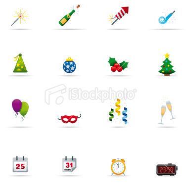 icon-set-new-year-celebrations-color
