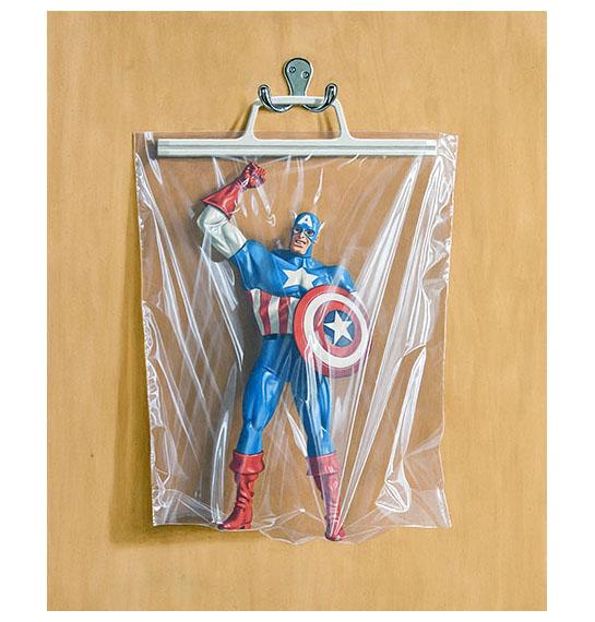 Super Héros sous blister par Simon Monk - Peinture