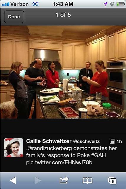 Photo de Noël privée dans la Famille Zuckerberg