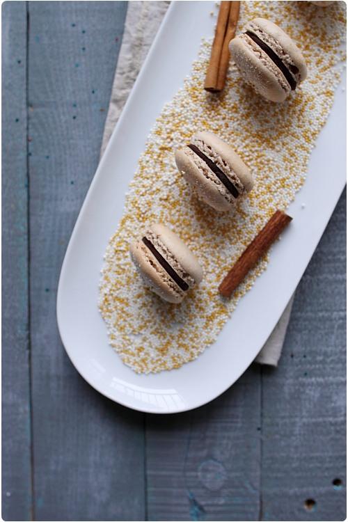 macarons-chocolat-cannelle7 Macarons chocolat et cannelle