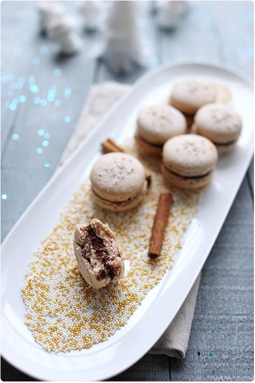 macarons-chocolat-cannelle5 Macarons chocolat et cannelle