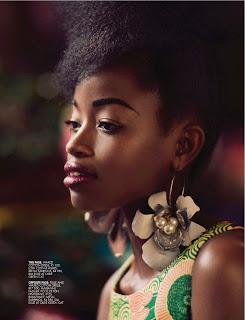 Sharleen Dziire pour Elle magazine (Afrique du sud)