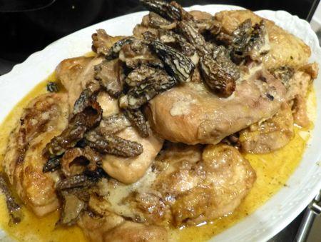 Suprêmes de volaille au vin jaune et aux morilles noël 2012 028