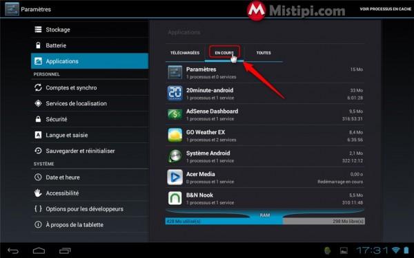 Tablette android : Arrêter ou désinstaller une application android_gestion_applications_6