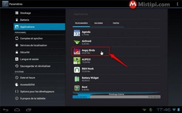 Tablette android : Arrêter ou désinstaller une application android_gestion_applications_5