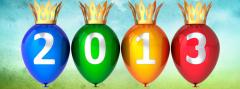 Merci 2012! Bienvenue 2013! Année 2013 trois