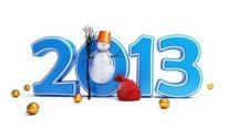 Merci 2012! Bienvenue 2013! Année 2013 dix