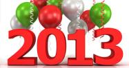 Merci 2012! Bienvenue 2013! Année 2013 neuf