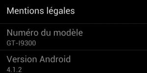 Galaxy S3 - La mise à jour 4.1.2 le déploiement en France a commencé