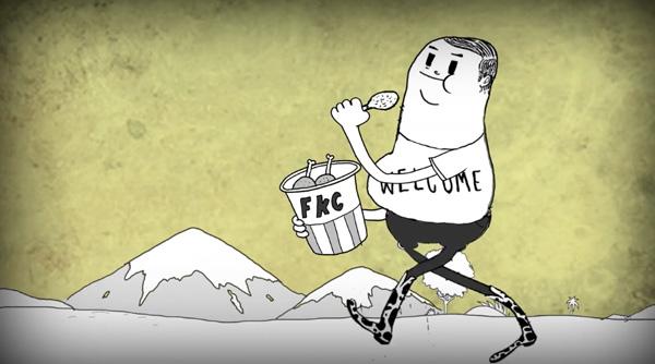 man-steve-cutts-01 « Man », le coté obscur de l’homme en animation