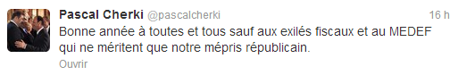 Pascal Cherki Dérapage de Pascal Cherki, le PS pas à la hauteur