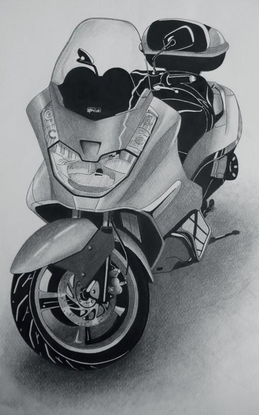 scooter by Grafficrea Paroles de Créa – Découvrez l’interview de @grafficrea