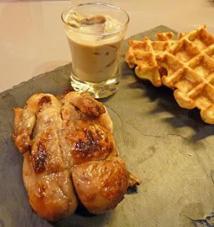 Cailles farcies aux raisins et foie gras Cailles farcies aux raisins et foie gras