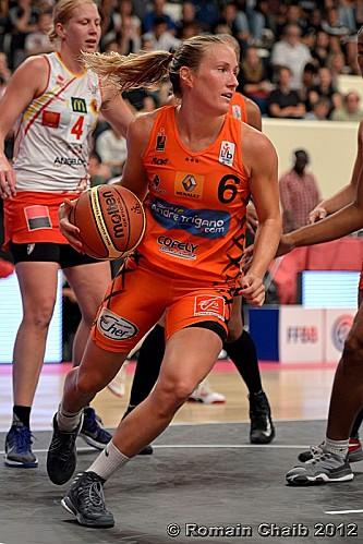 LFB : Fin de saison pour Frida ELDEBRINK Frida ELDEBRINK (Bourges) vs. Perpignan Romain CHAIB