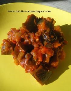 Caponata : aubergines à la tomate (italie) caponata sicilienne