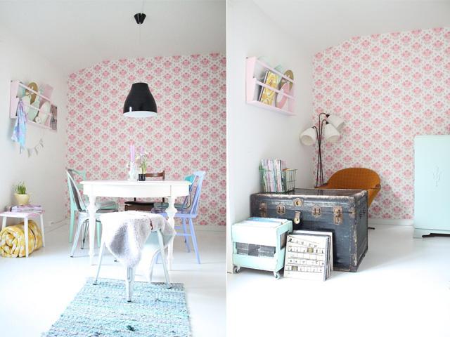 Une maison norvégienne couleur bonbon Une maison norvégienne couleur bonbon