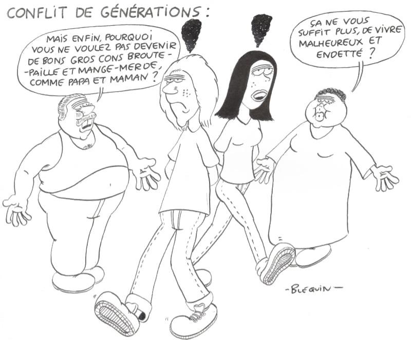 LE GRAOULLY DU DIMANCHE n°95 08-31-Conflit de générations