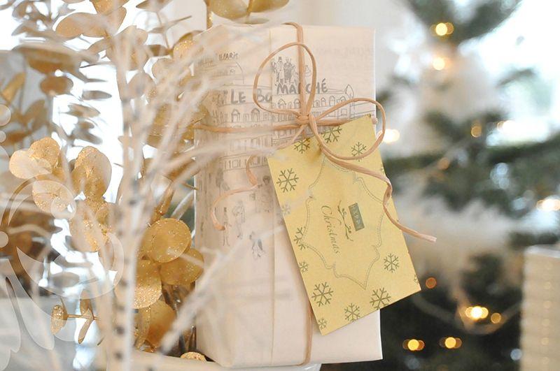 // Happy Christmas pour vos paquets white-gold-3 copie